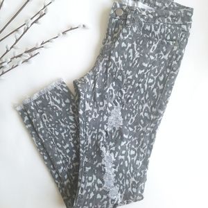 Easel Leopard Print Jean's - SZ Small